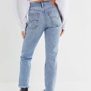 Levi Wedgie Straight Jeans (Barely Worn)